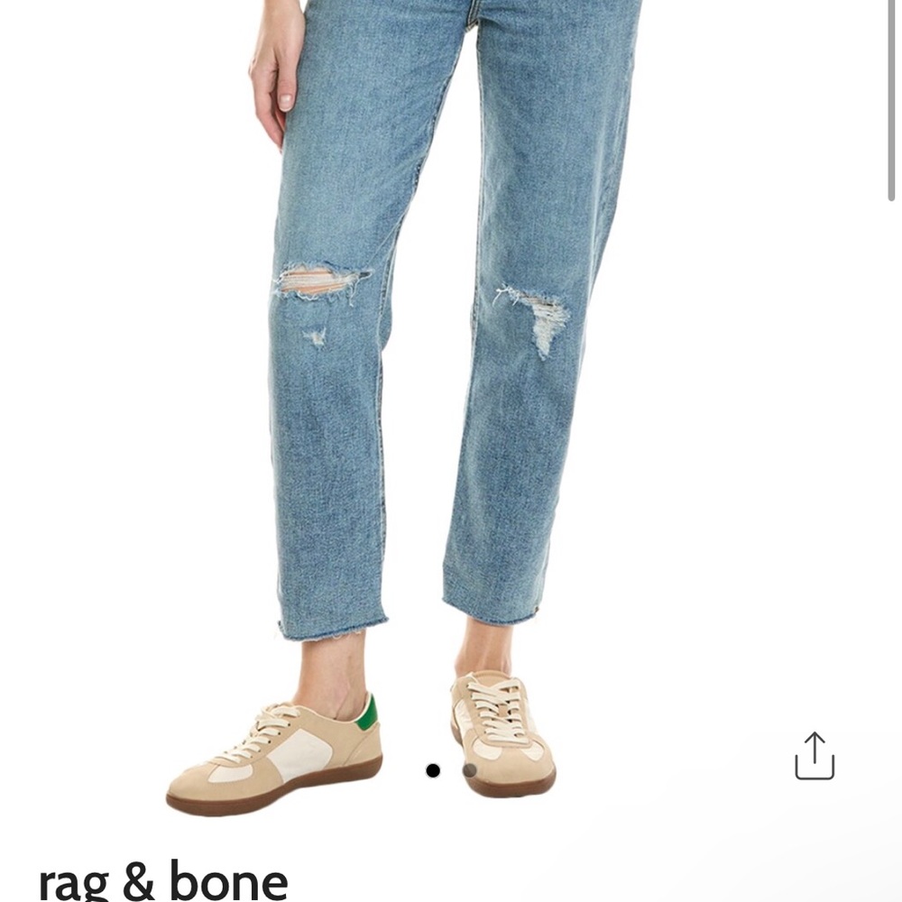 Rag & Bone Nina Bloomfield High-Rise Ankle Jeans